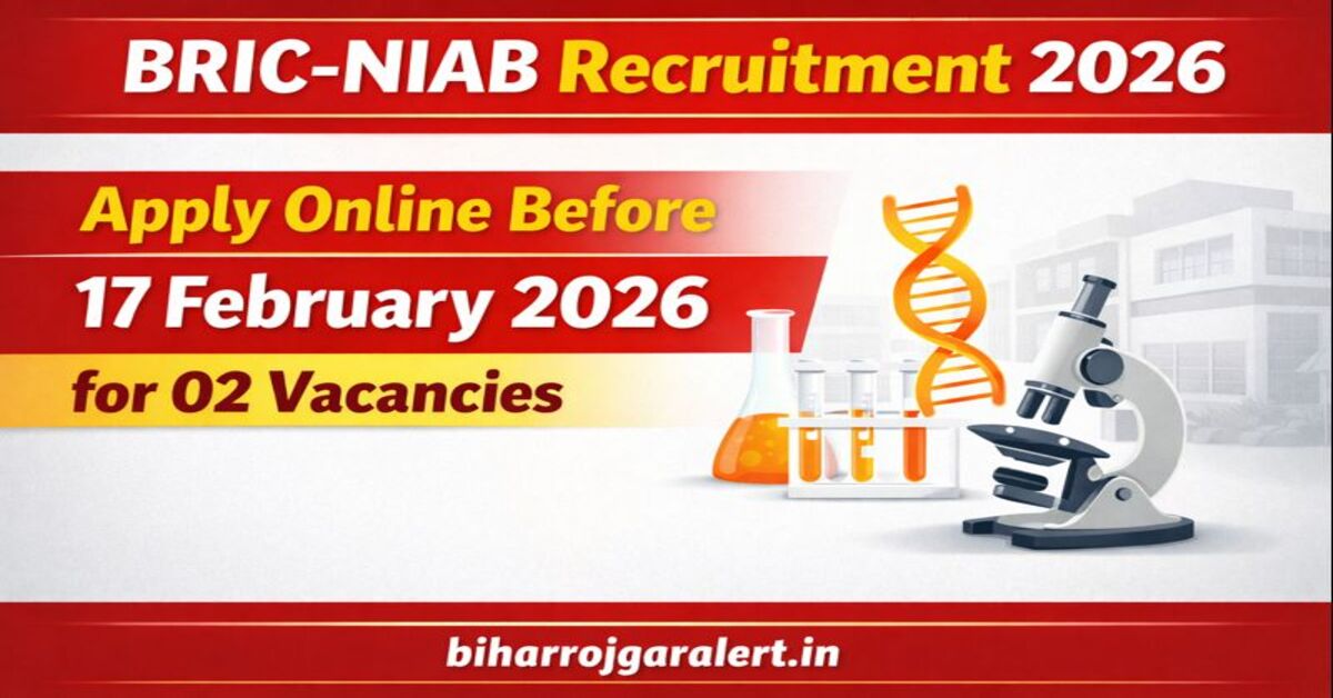 BRIC-NIAB Recruitment 2026