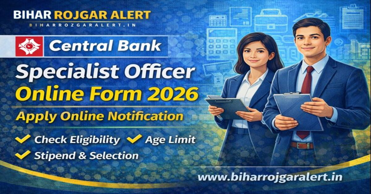 Central Bank Specialist Officer Form 2026 Application Fee