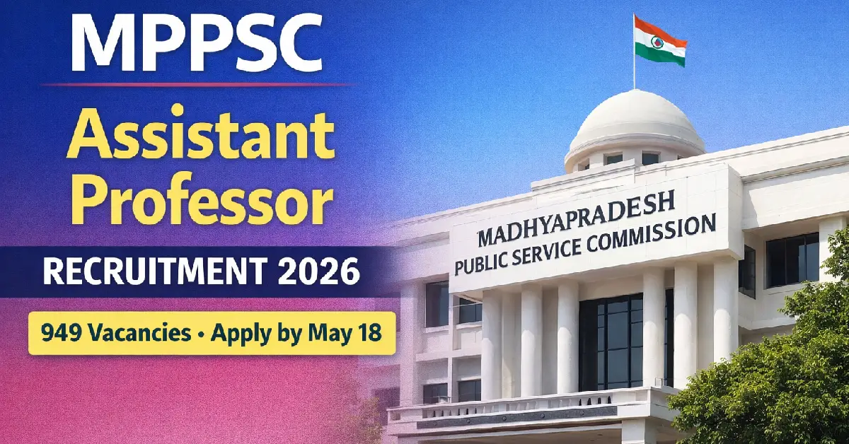 MPPSC Assistant Professor Recruitment 2026