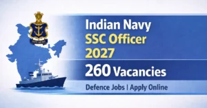 Indian Navy SSC Officer Recruitment 2027