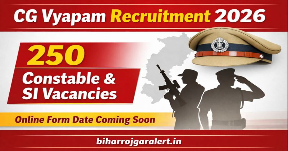 CG Vyapam Recruitment 2026