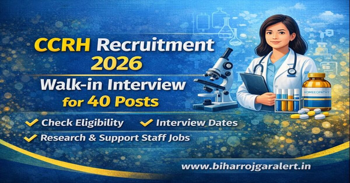 CCRH Recruitment 2026