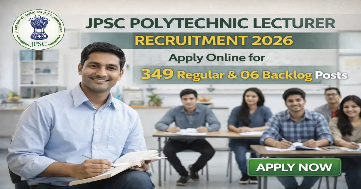 JPSC Polytechnic Lecturer Recruitment 2026
