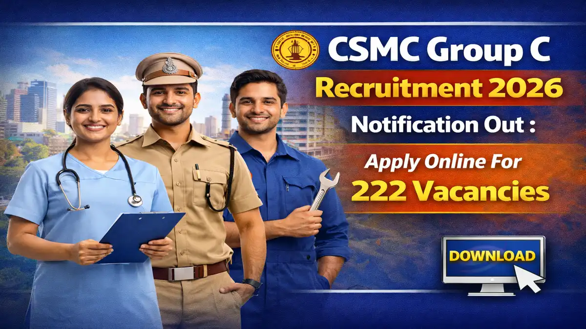 CSMC Group C Recruitment 2026