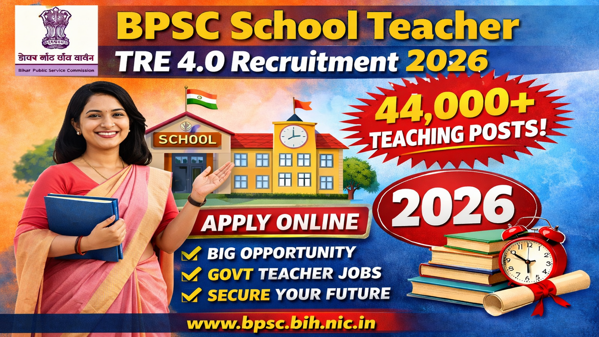 BPSC School Teacher TRE 4.0 Recruitment 2026