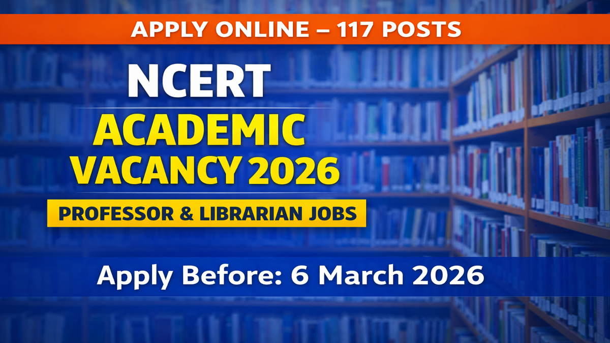 NCERT Academic Vacancy 2026