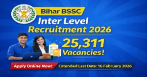 Bihar BSSC Inter Level Recruitment 2026