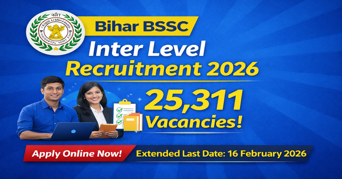 Bihar BSSC Inter Level Recruitment 2026