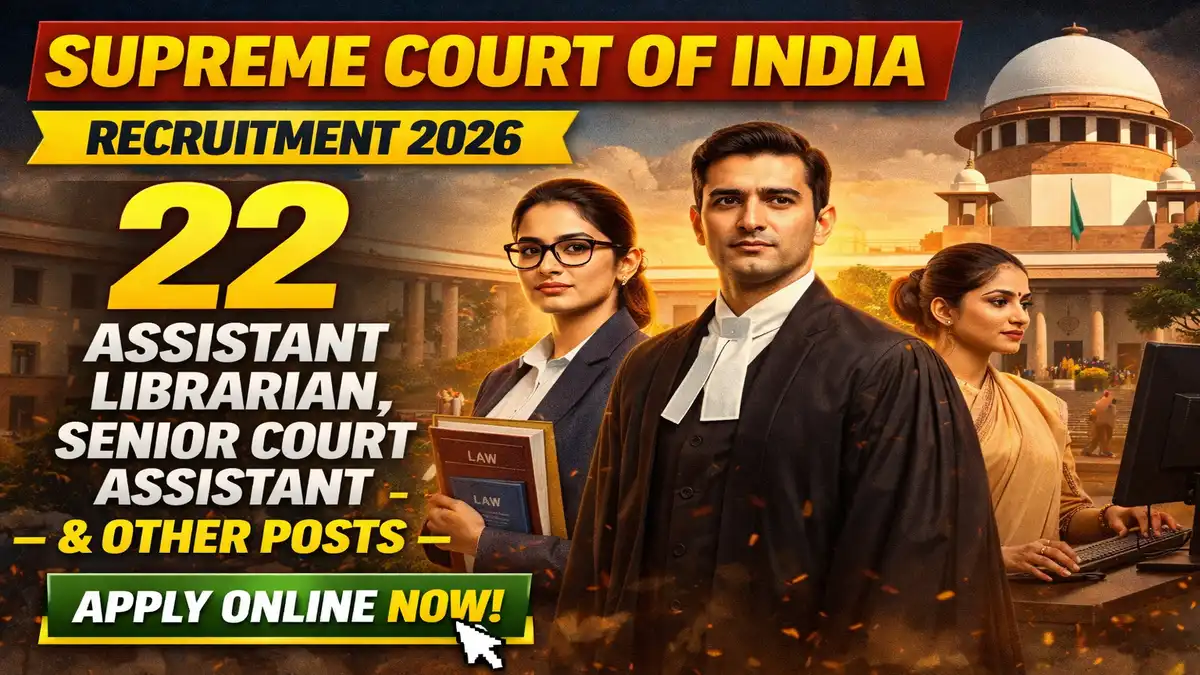 Supreme Court of India Recruitment 2026