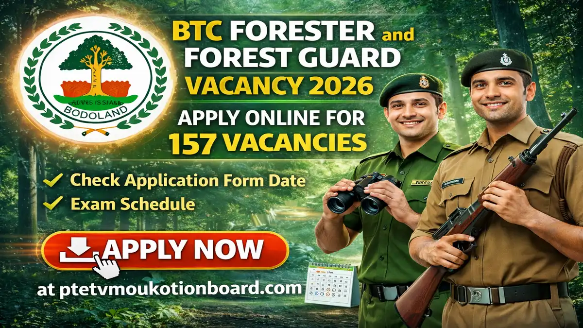 BTC Forester and Forest Guard Recruitment 2026