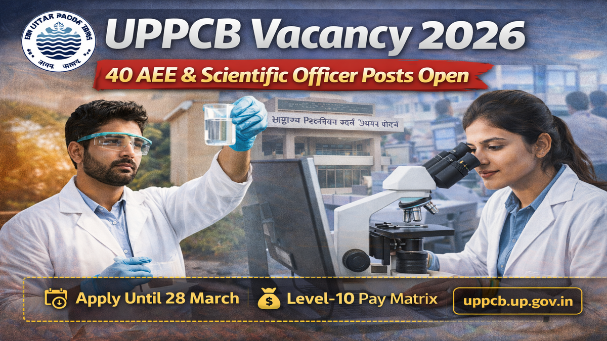 UPPCB Vacancy 2026