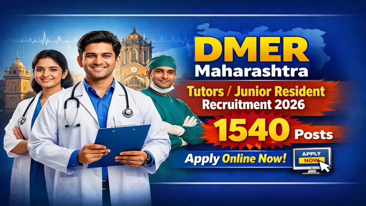 DMER Maharashtra Tutors/Junior Resident
