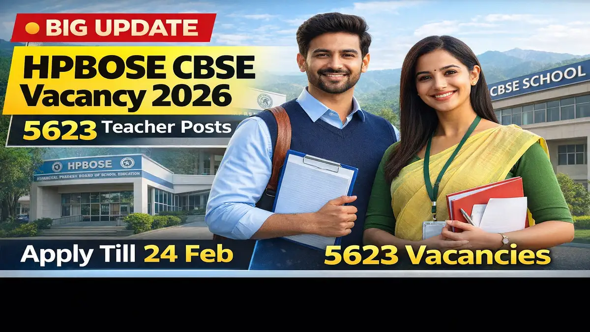 HPBOSE CBSE Sub Cadre Vacancy 2026