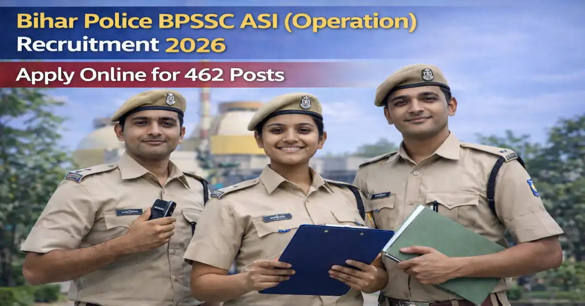 Bihar Police BPSSC ASI (Operation) Recruitment