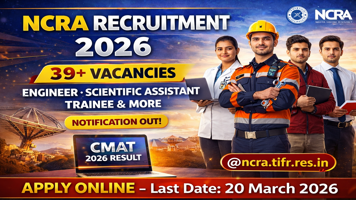 NCRA Recruitment 2026