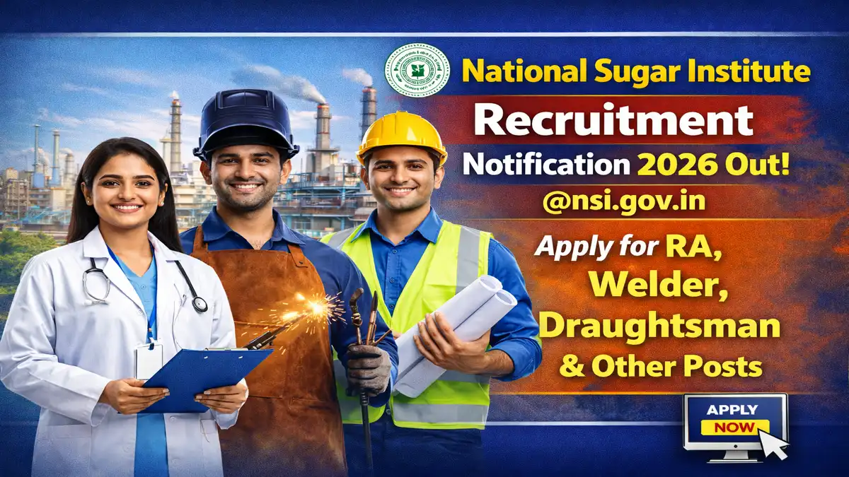 National Sugar Institute Recruitment