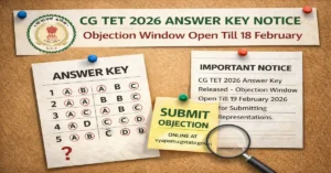 CG TET 2026 Answer Key
