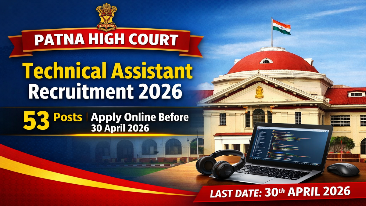 Patna High Court Technical Assistant Recruitment 2026