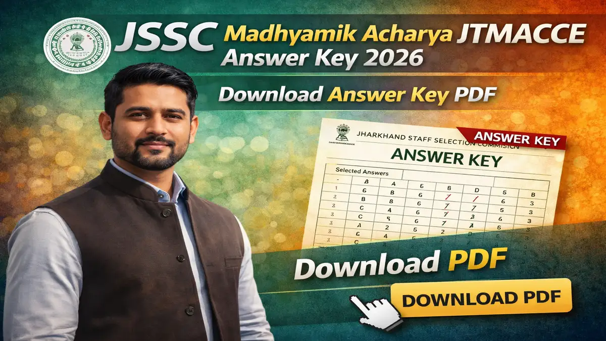 JSSC Madhyamik Acharya JTMACCE Answer Key 2026