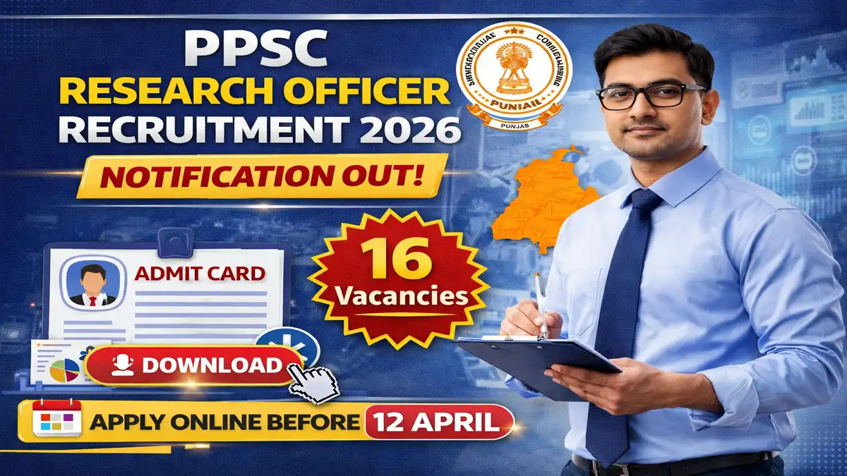 PPSC Research Officer Recruitment 2026