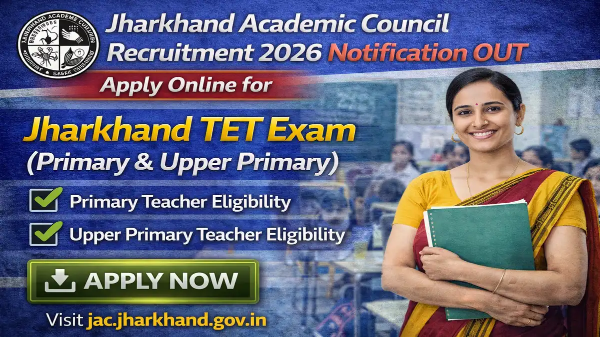 JTET Recruitment 2026
