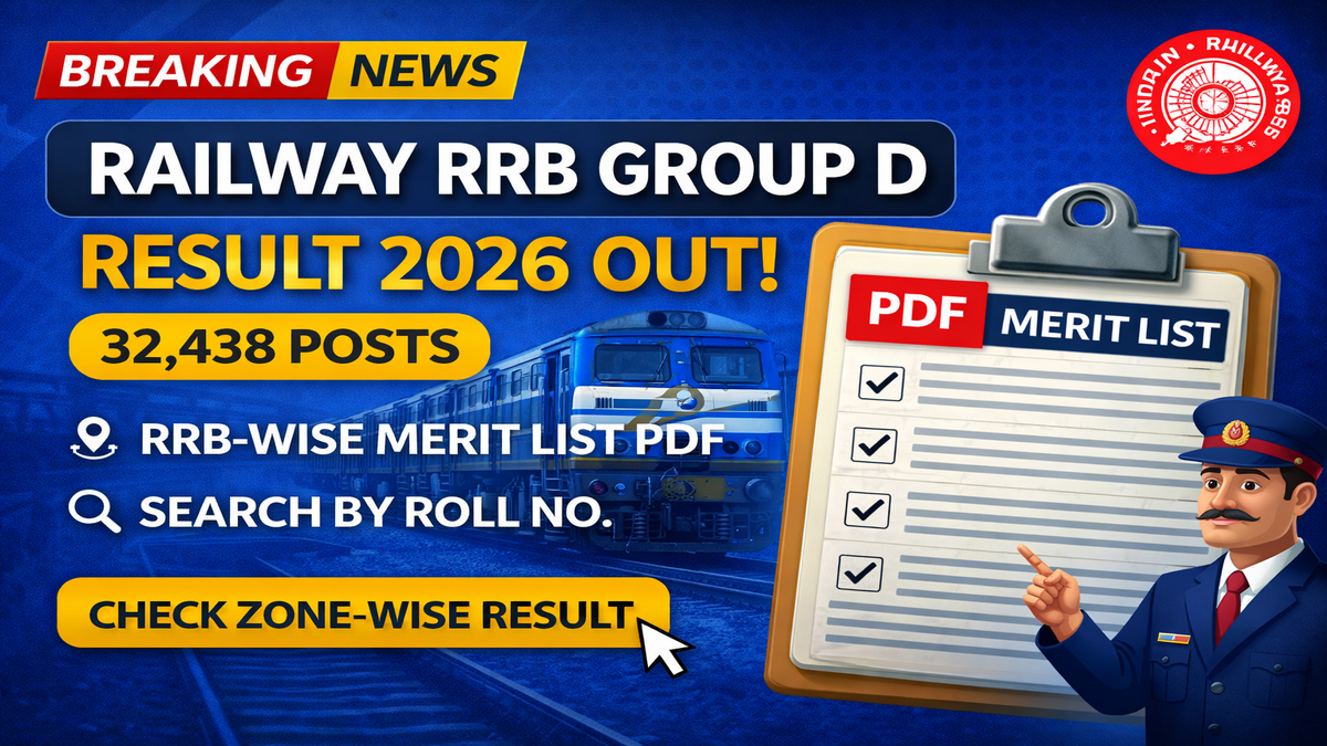 RRB Group D Result 2026