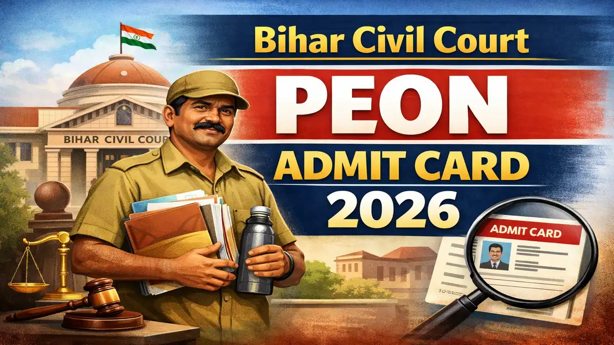 Bihar Civil Court Peon Admit Card 2026