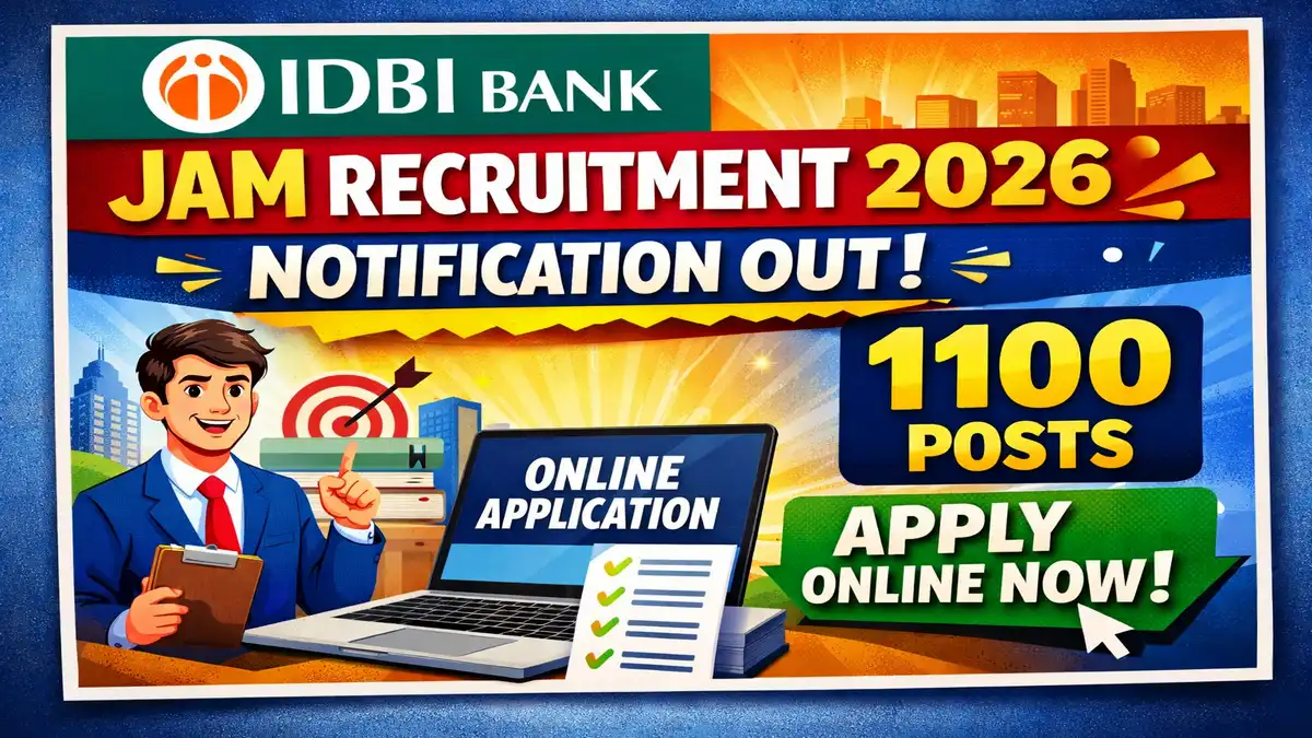 IDBI JAM Recruitment 2026