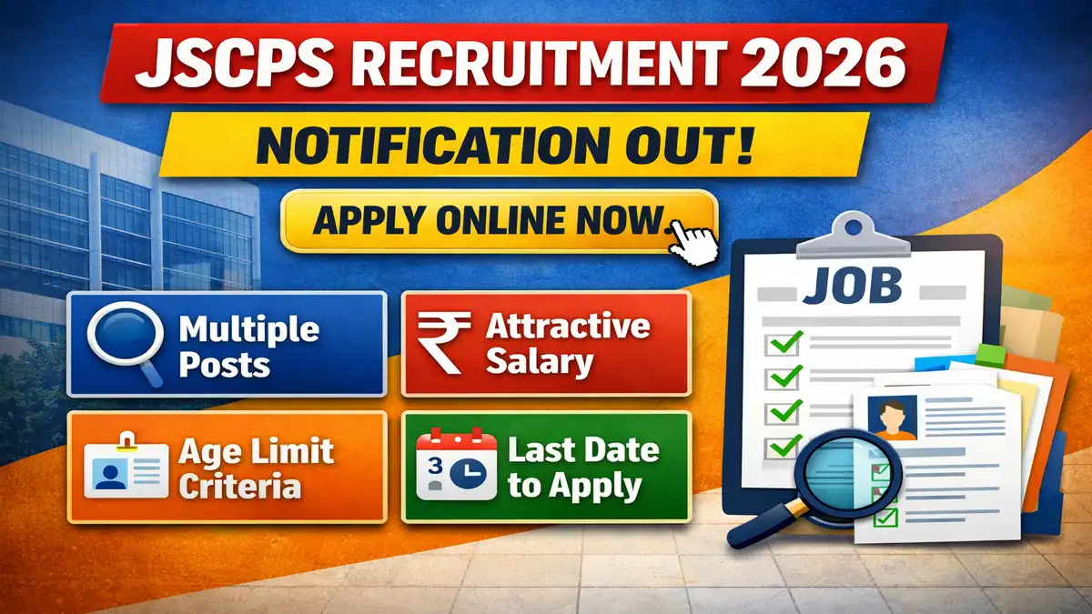 JSCPS Recruitment 2026