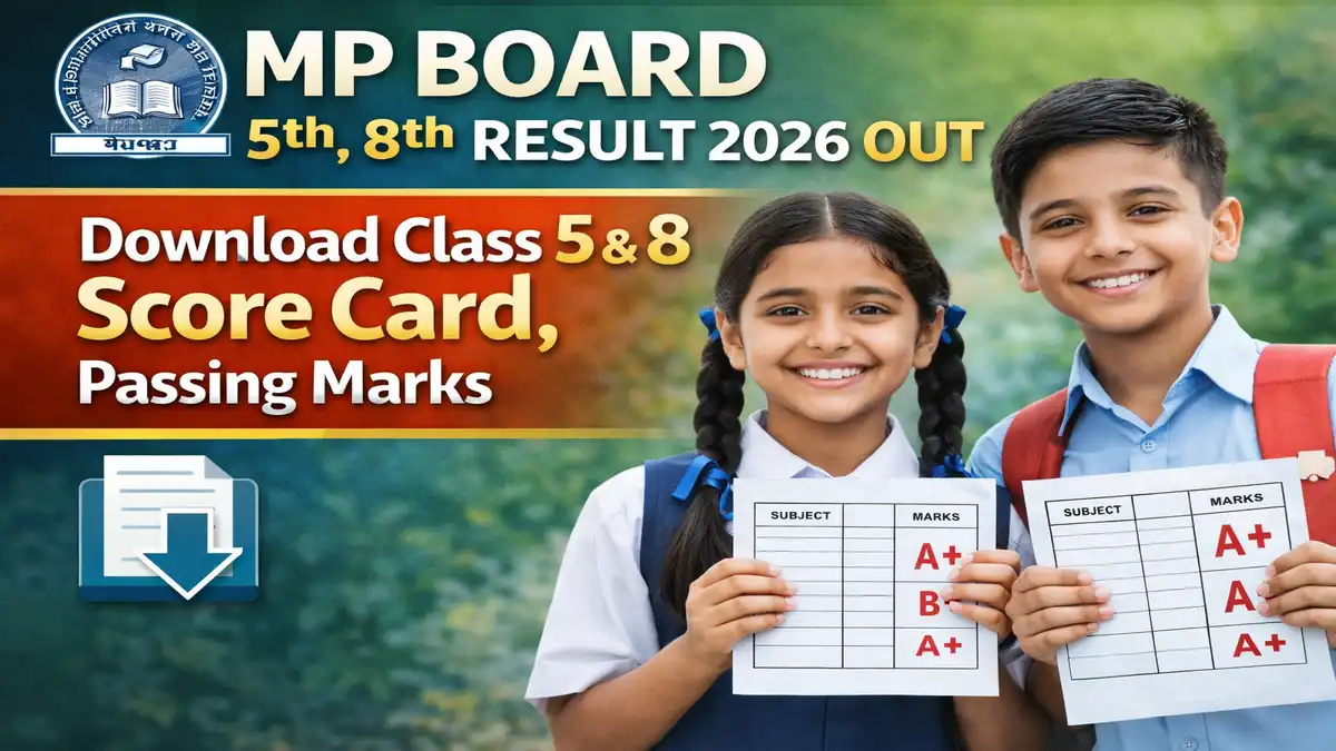 MP Board 5th 8th Result 2026