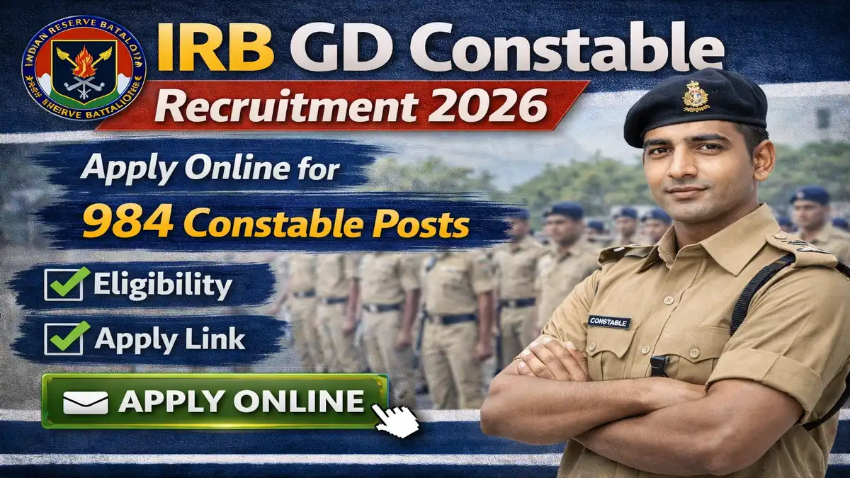 IRB GD Constable Recruitment 2026