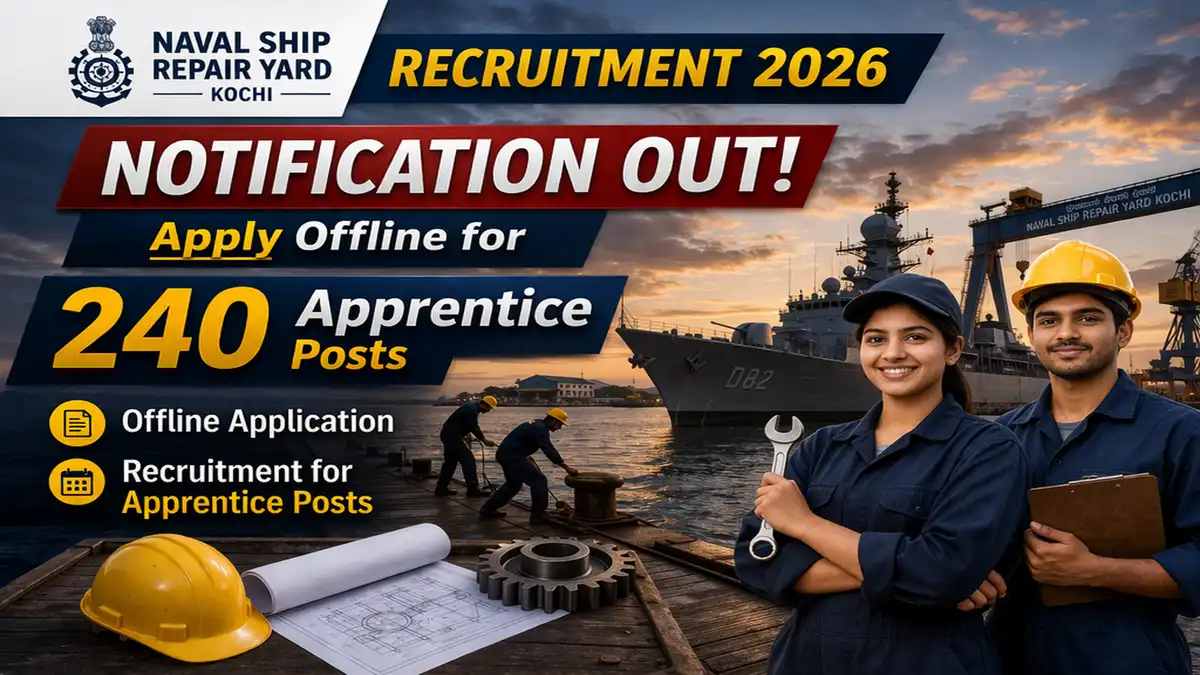 NSRY Kochi Apprentice Recruitment 2026