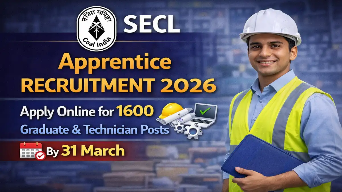 SECL Apprentice Recruitment 2026