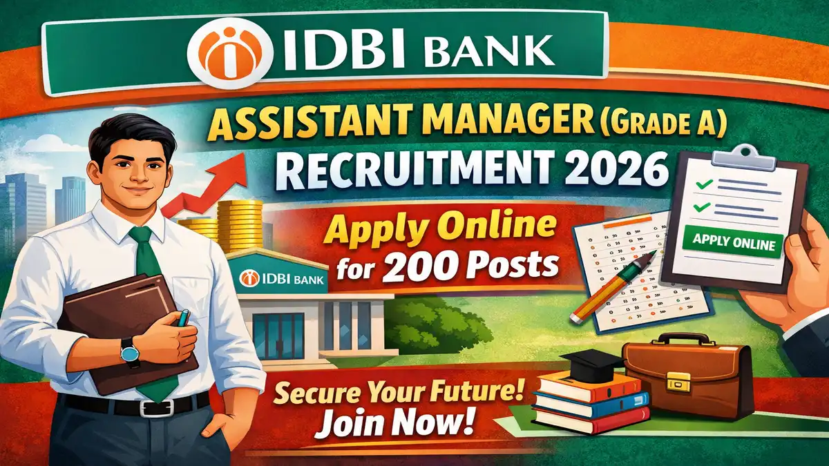 IDBI Bank Assistant Manager (Grade A) Recruitment 2026