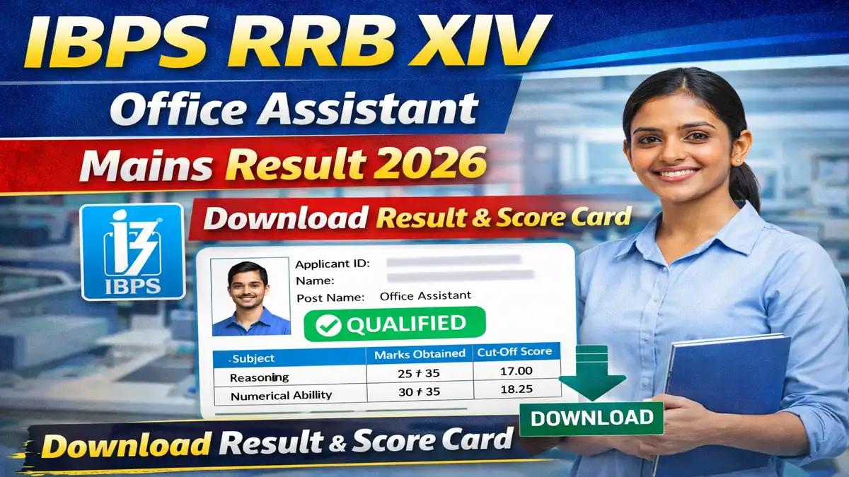 IBPS RRB XIV Office Assistant Mains Result
