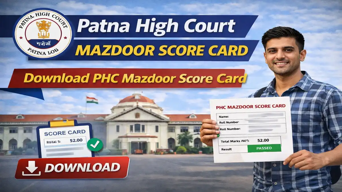 Patna High Court Mazdoor Score Card 2026
