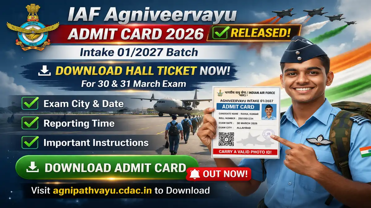 IAF Agniveervayu Admit Card 2026