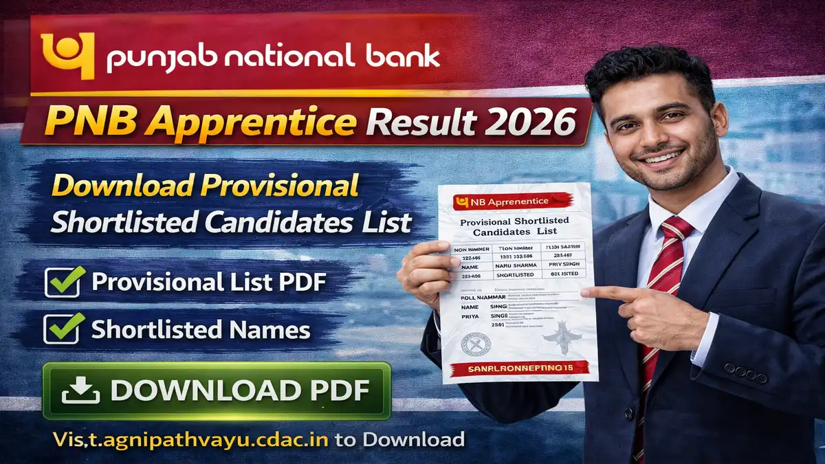 PNB Apprentice Result 2026