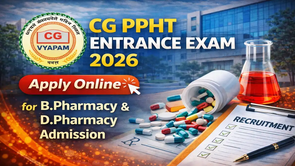 CG PPHT Entrance Exam 2026
