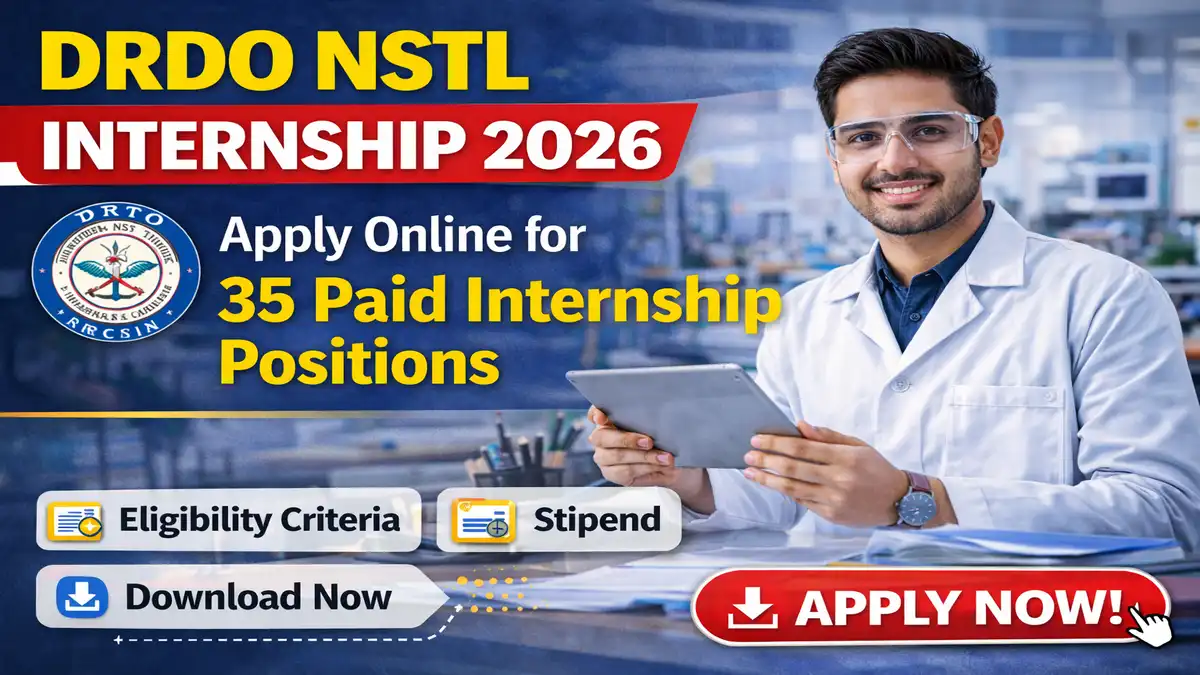 DRDO NSTL Internship 2026