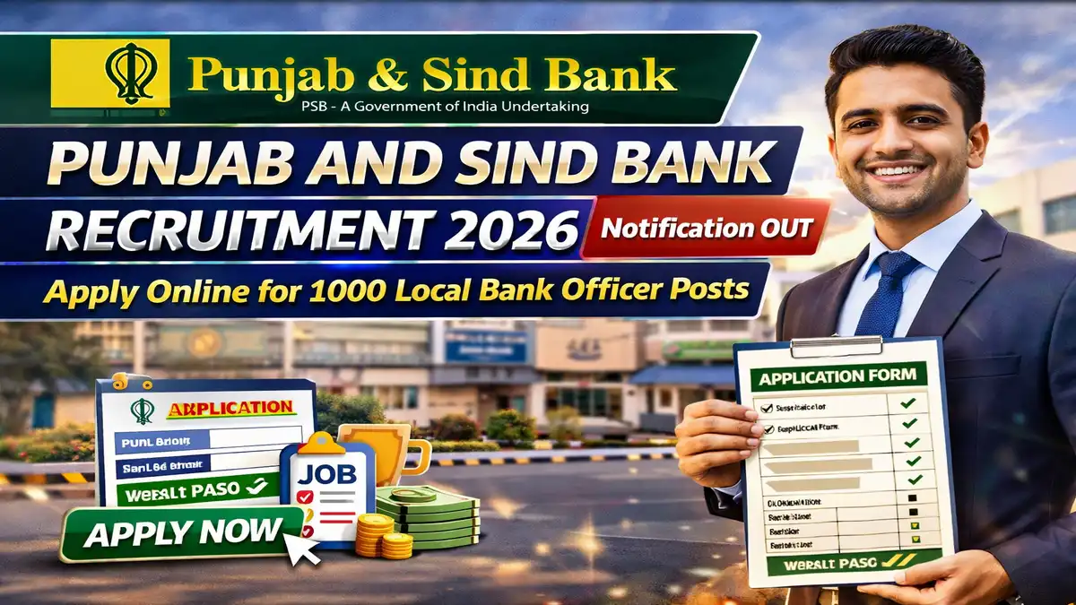 Punjab and Sind Bank Recruitment 2026
