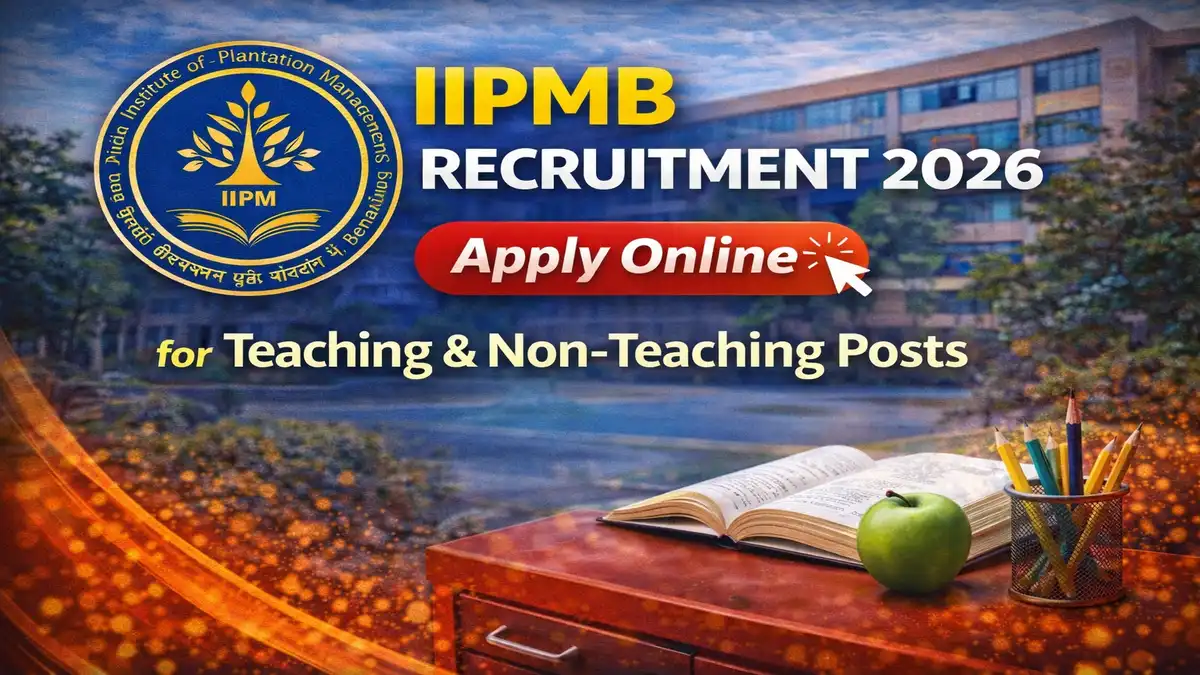 IIPMB Recruitment 2026