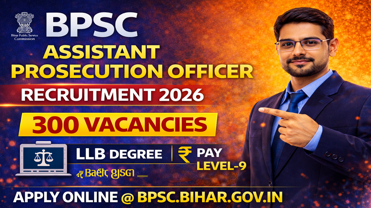 BPSC Assistant Prosecution Officer Recruitment 2026