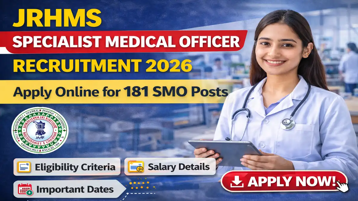 JRHMS Specialist Medical Officer Recruitment
