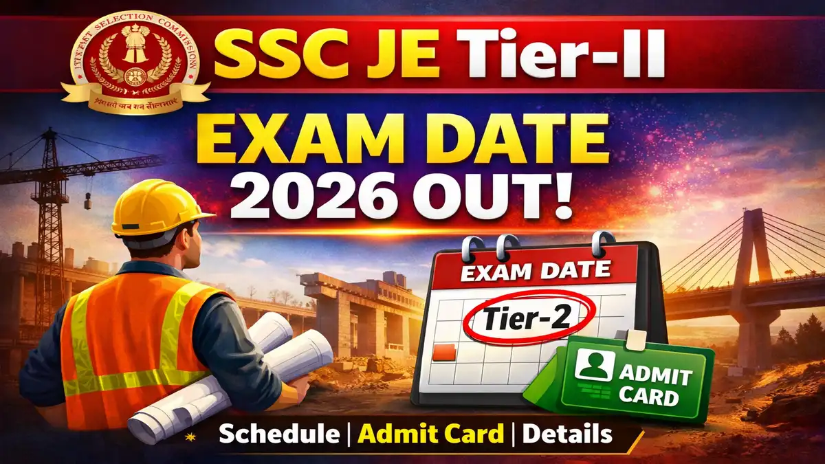SSC JE Tier-II Exam Date 2026