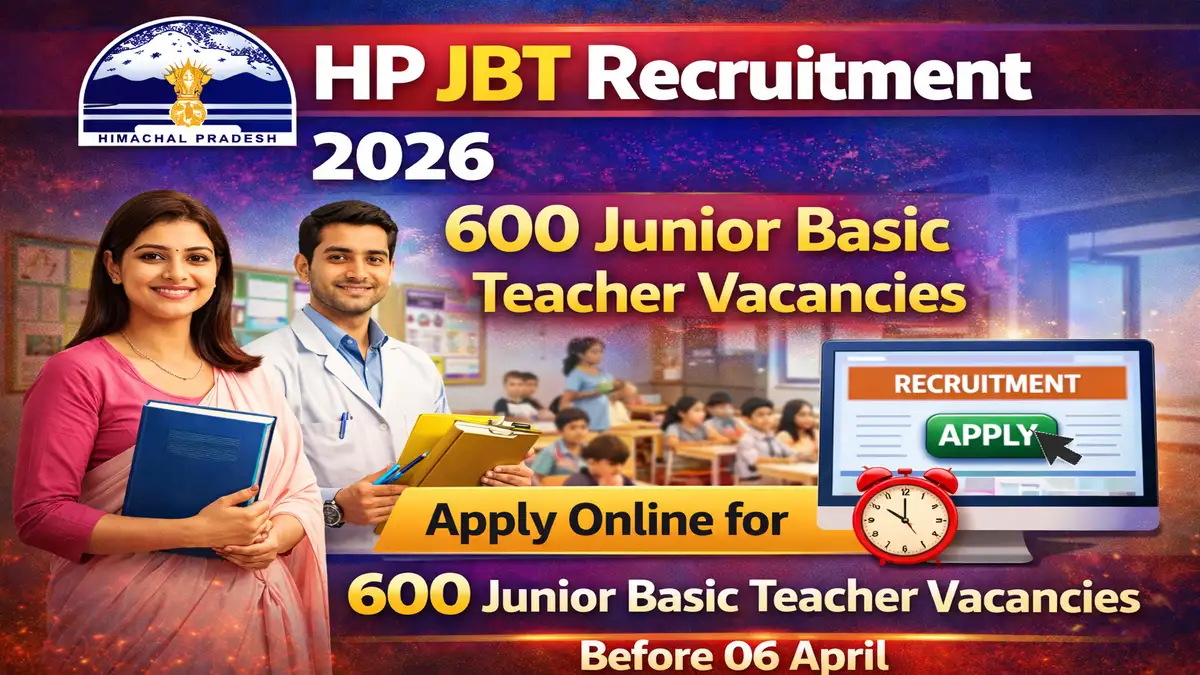 HP JBT Recruitment 2026