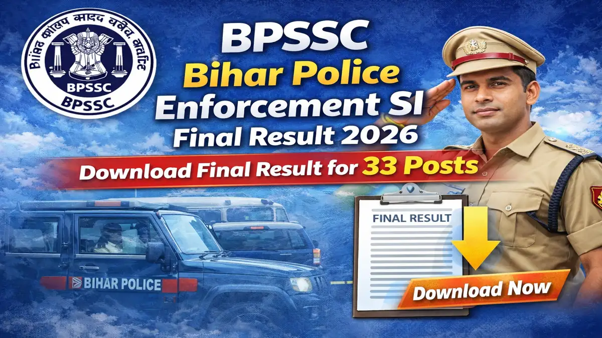 Bihar Police Enforcement SI Final Result 2026