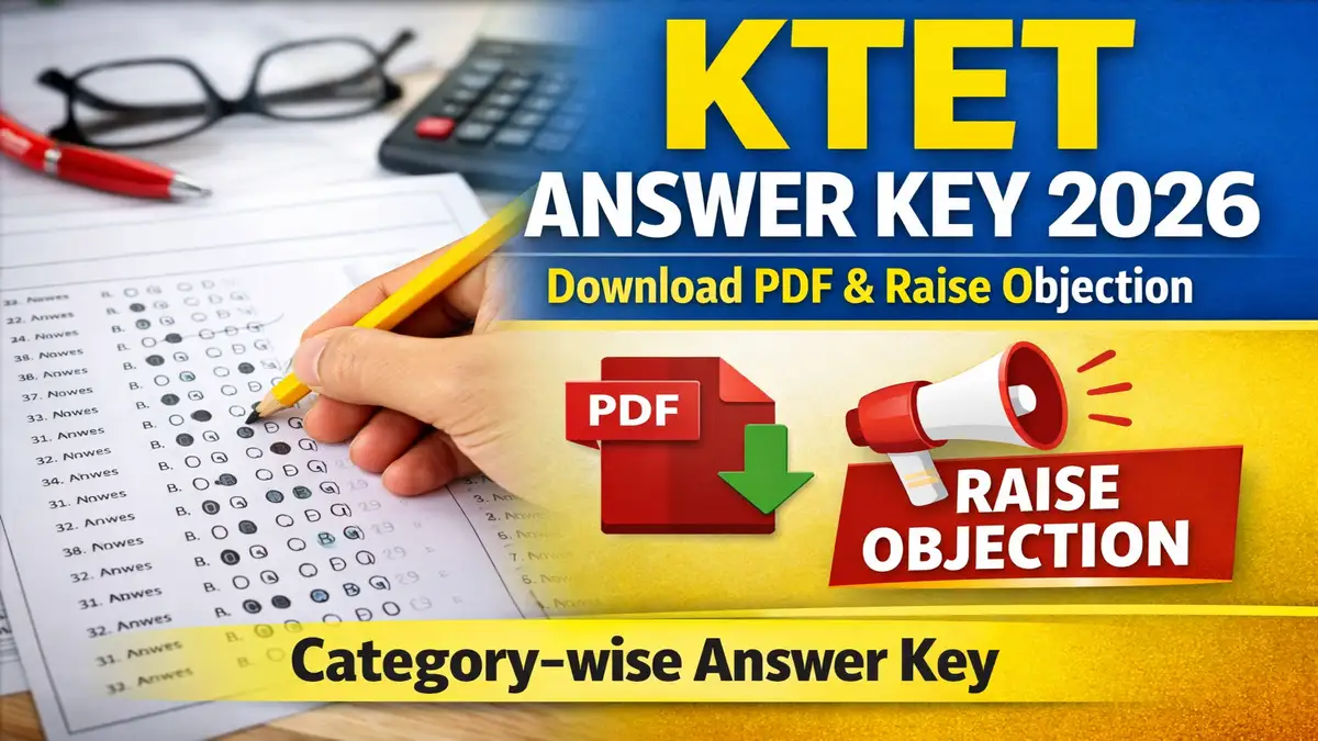 KTET Answer Key 2026
