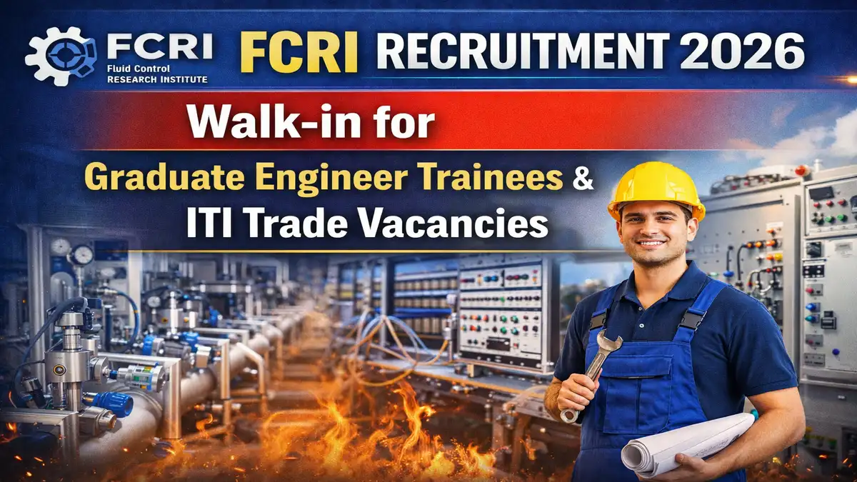 FCRI Recruitment 2026