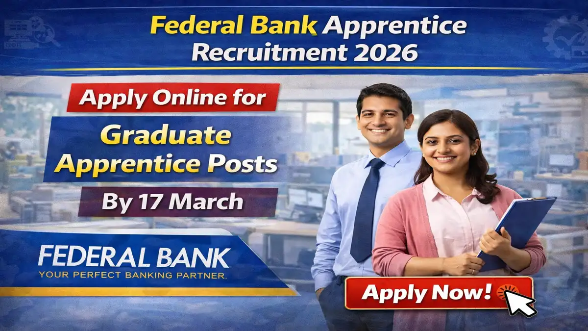 Federal Bank Apprentice Recruitment 2026